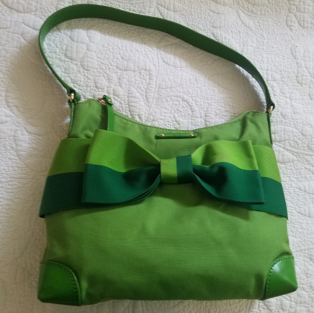 Kate Spade Green Bow Handbag